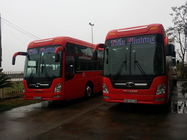 Nội thất xe giường nằm Tiến Phương đi Thanh Hóa từ Hải Phòng đảm bảo tiện nghi cơ bản