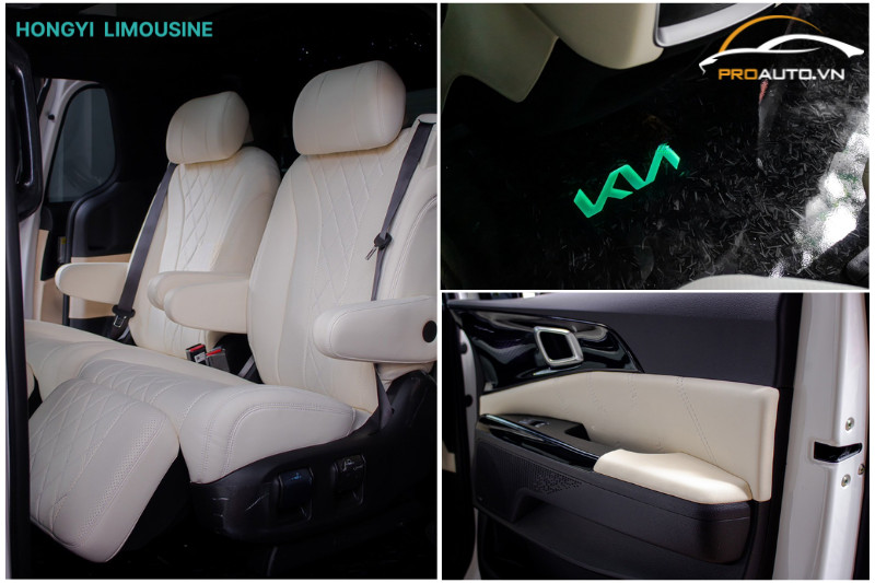 Nội thất xe hơi sau khi độ Limousine gói cơ bản