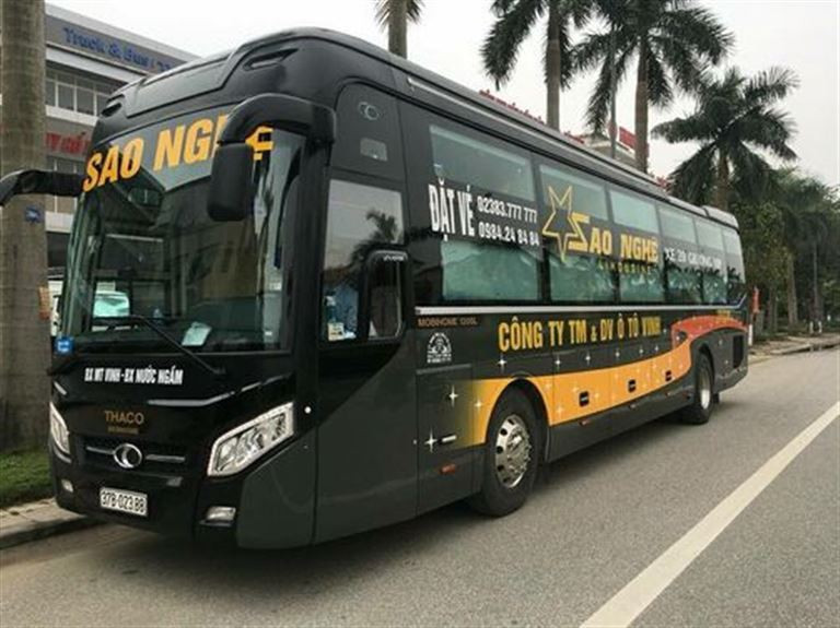 Sao Nghệ limousine là hãng xe khách Ninh Bình Cửa Lò được đánh giá rất cao, không nên bỏ qua trên tuyến đường này. 
