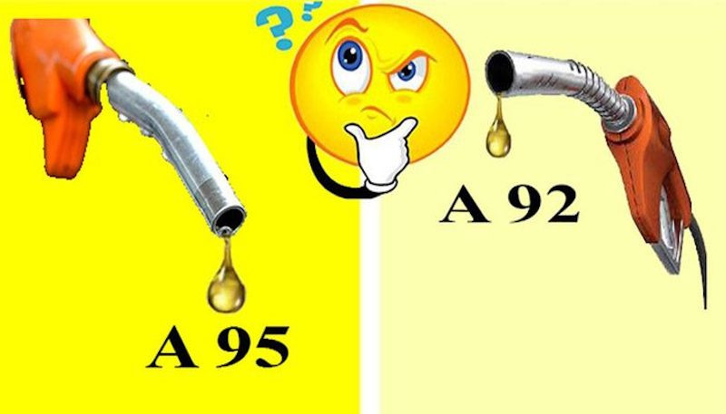 So sánh đặc điểm của xăng A92 và A95