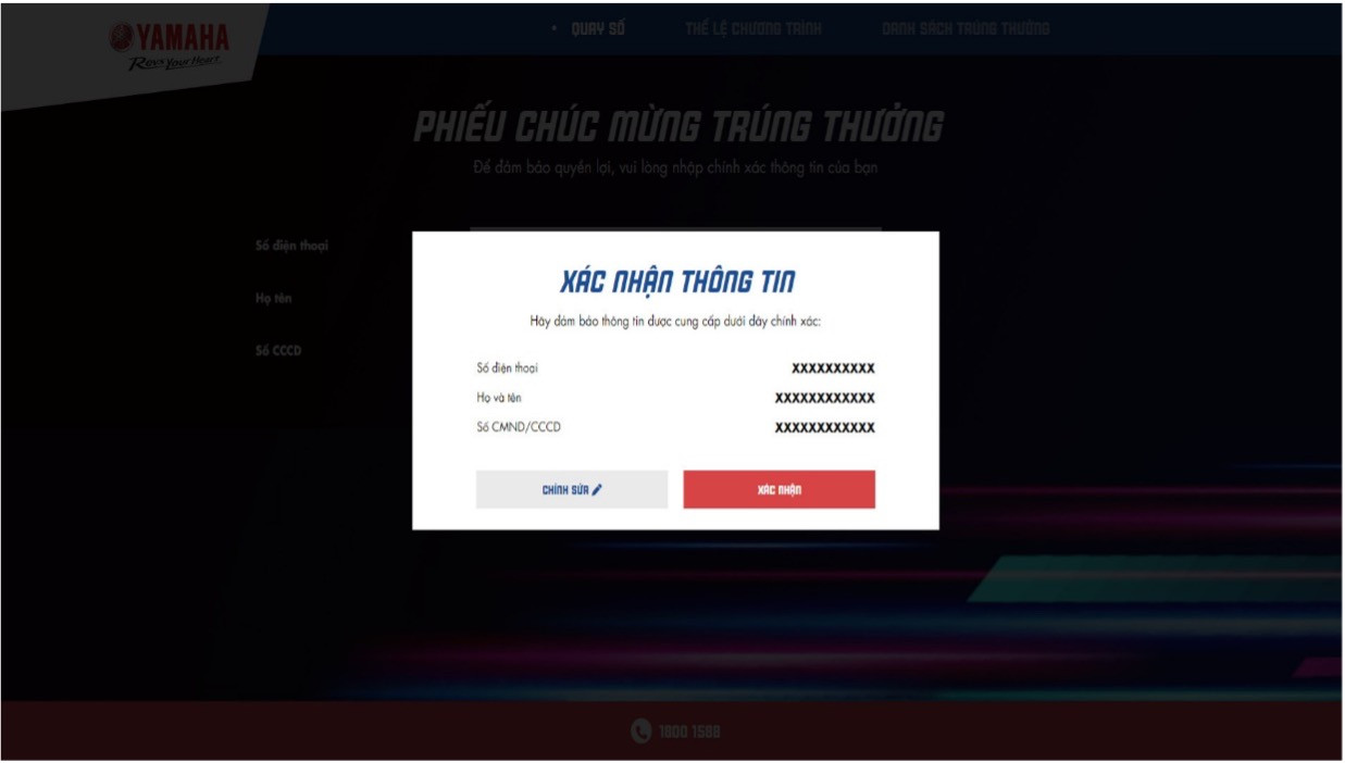 thay dầu nhớt Yamaha trúng thưởng