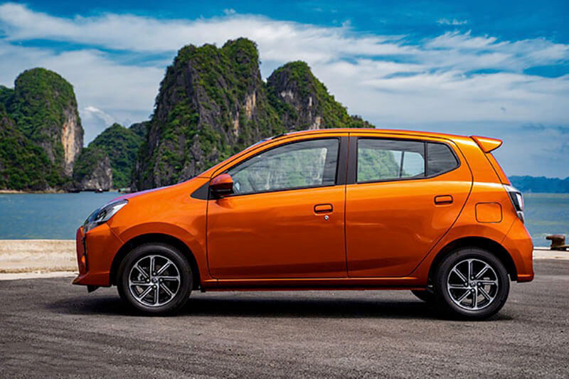 Thiết kế thân xe và bộ mâm đa chấu kép mới của Toyota Wigo MT