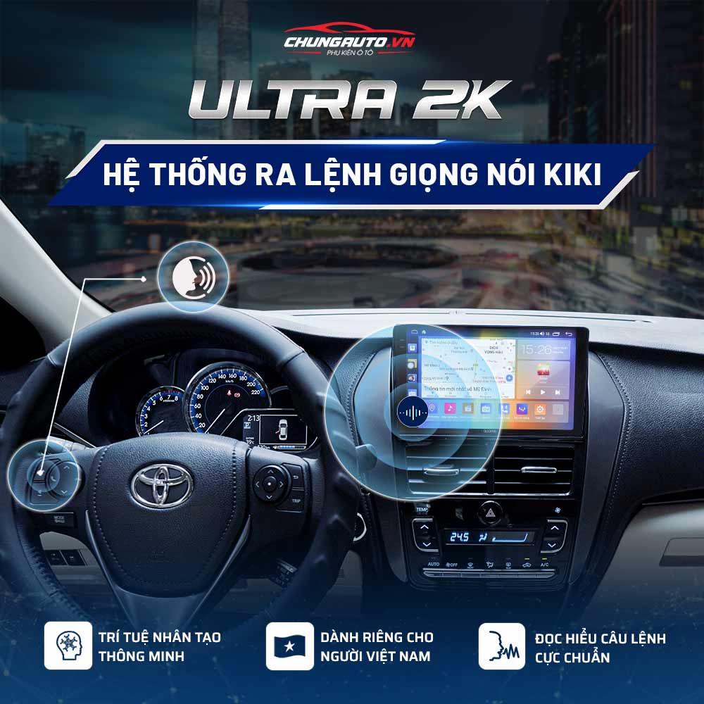 tính năng ra lệnh giọng nói trên màn hình oledpro ultra 2k