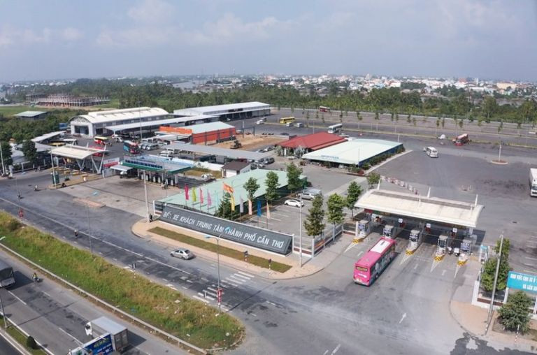 Toàn cảnh Bến xe Cần Thơ với kiến trúc hiện đại