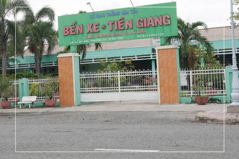 Toàn cảnh Bến xe Tiền Giang tại Mỹ Tho