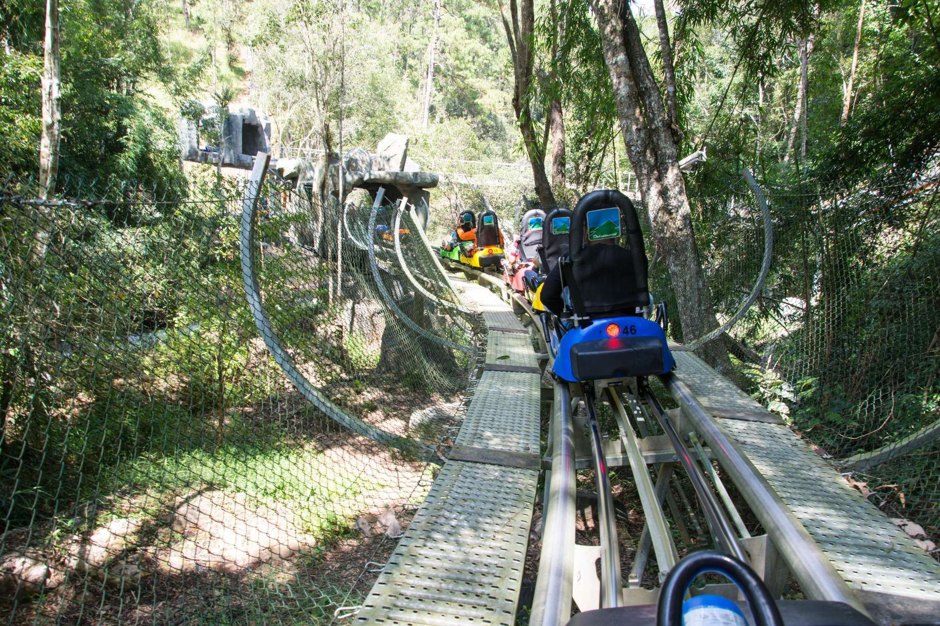 Trải nghiệm cảm giác mạnh với xe trượt Alpine Coaster tại Thác Datanla, Đà Lạt
