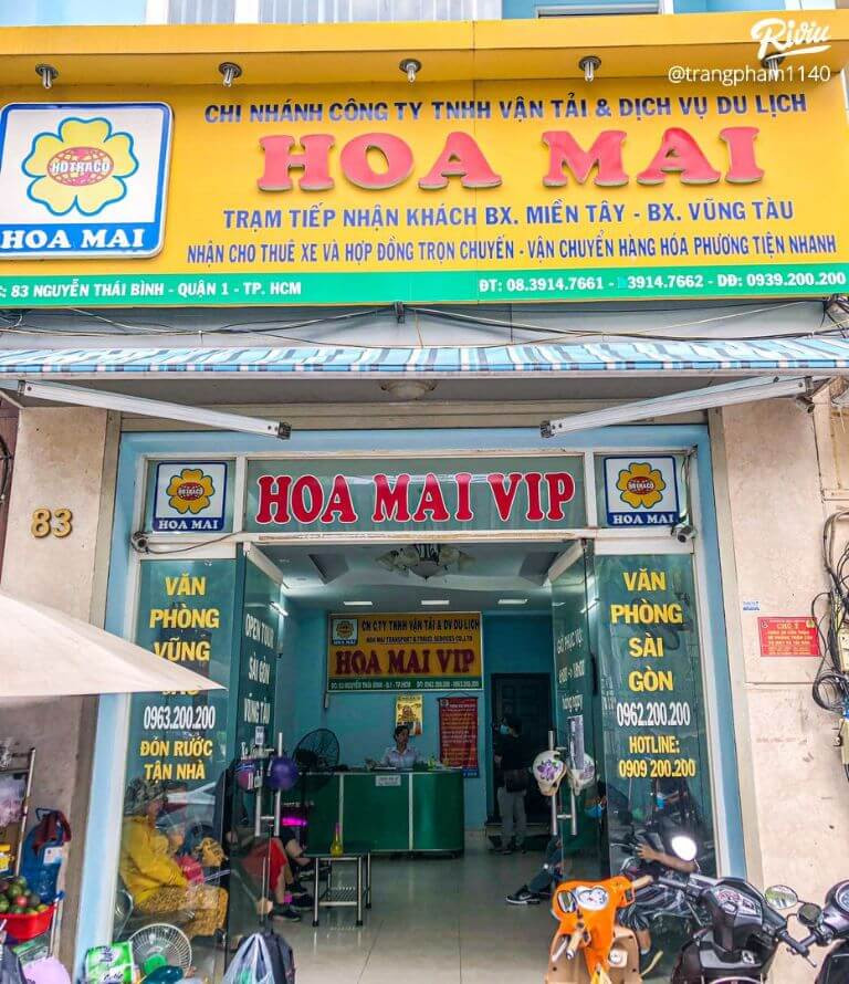 Văn phòng Nhà xe Hoa Mai tại một địa điểm