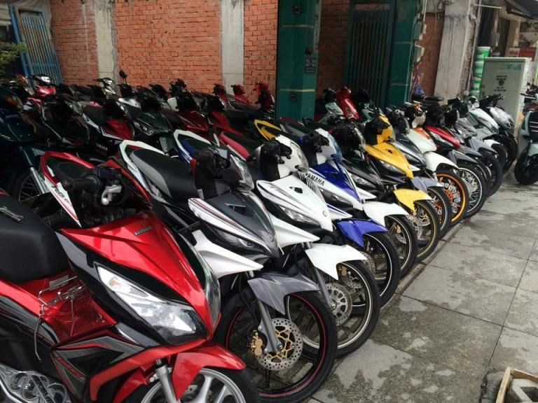 Xe ga và xe số phong phú tại các điểm thuê xe máy Hà Tiên uy tín