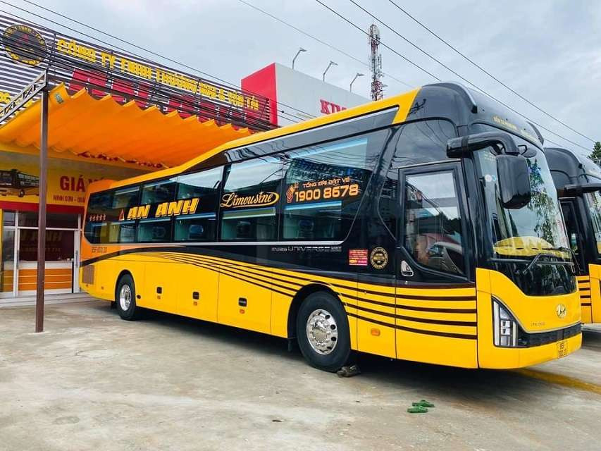 Xe giường nằm An Anh Limousine tuyến Sài Gòn Đà Lạt