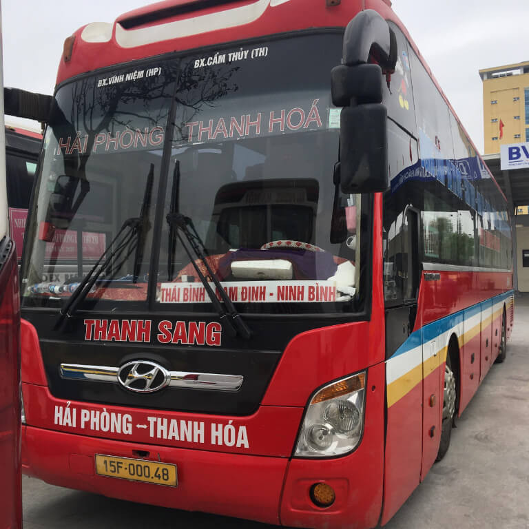 Xe giường nằm Thanh Sang chuyên tuyến đêm Hải Phòng - Thanh Hóa, đảm bảo an toàn
