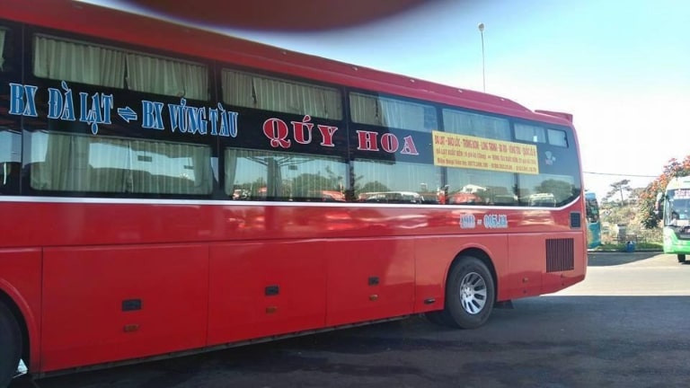 xe khách Đà Lạt Vũng Tàu Quý Hoa
