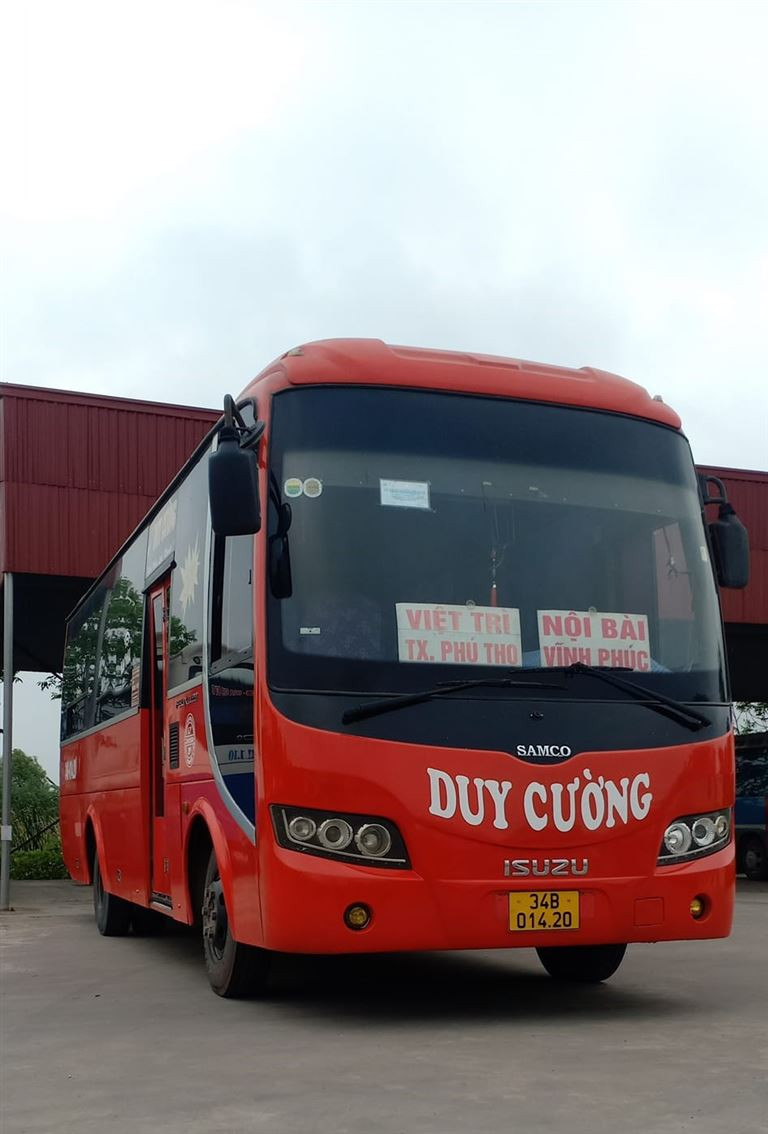 Xe khách Duy Cường chạy đêm từ Nghệ An đến Hải Dương