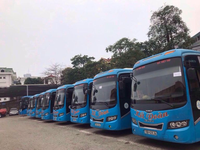 Xe khách Kết Đoàn tuyến Hà Nội Hải Phòng