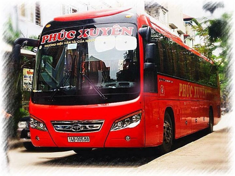 Xe khách Phúc Xuyên chạy tuyến Hà Nội đi Hải Phòng
