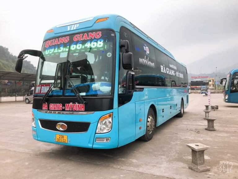 Xe Limousine VIP của nhà xe Quang Giang trên tuyến Hà Nội Hà Giang