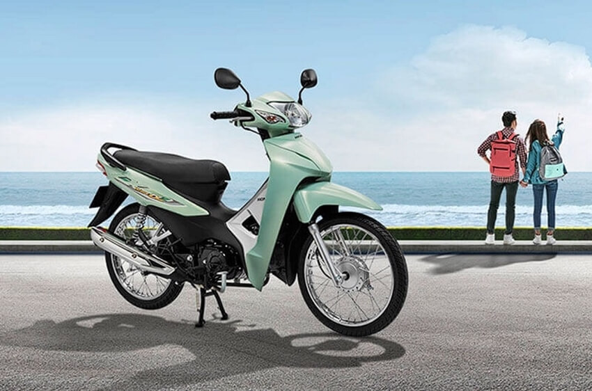 xe máy 50cc wave nhiều màu sắc
