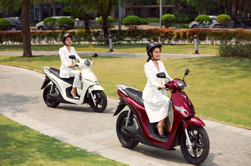 Xe máy điện VinFast Feliz S thanh lịch với khung chịu lực chắc chắn