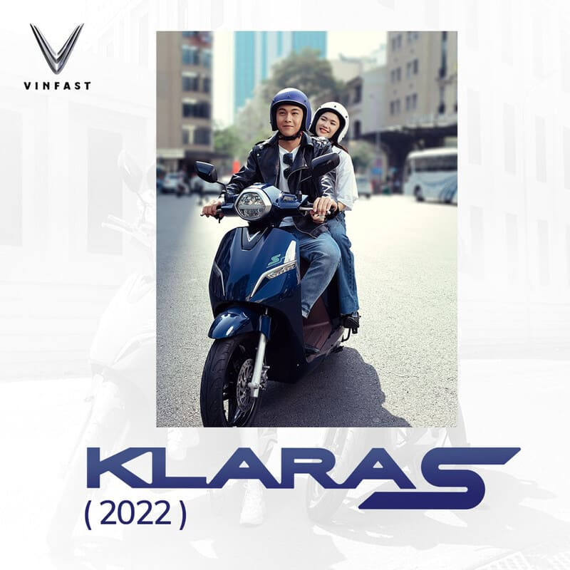 Xe máy điện VinFast Klara S 2022 với thiết kế ấn tượng