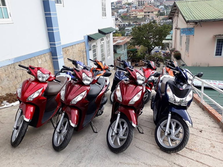 Xe tay ga chất lượng cao phổ biến cho dịch vụ thuê xe máy khu vực trung tâm