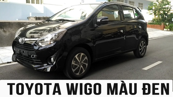 Xe Toyota Wigo màu đen, một trong những lựa chọn màu xe hợp mệnh Thủy